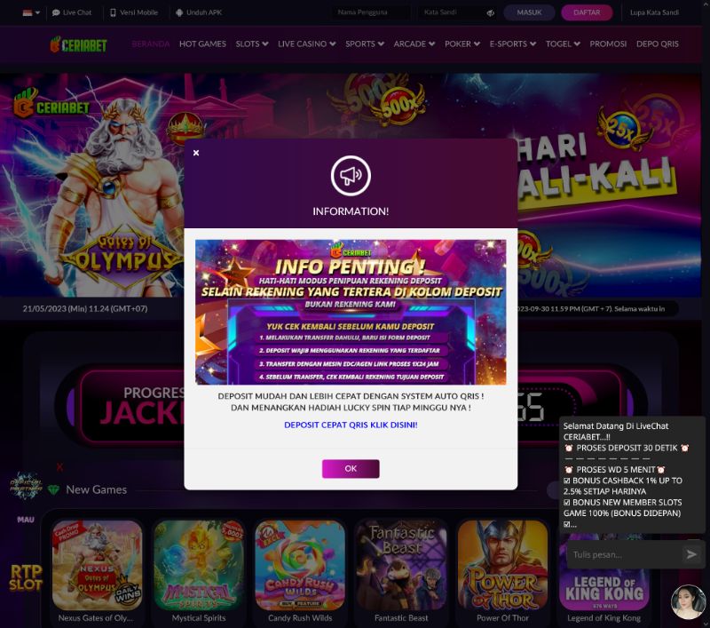 Ceriabet : Nikmati Sensasi Judi Online Tanpa Batas di Genggaman Anda